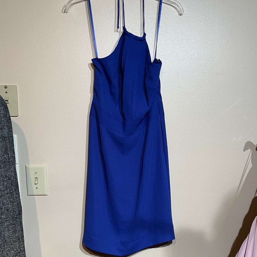 Banana Republic Strapless Royal Blue Dress